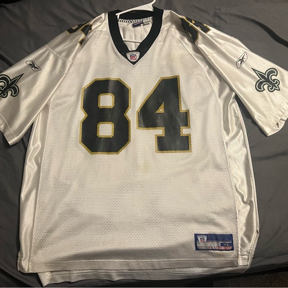 New Orleans Saints ML Budman White REEBOK Jersey Size XL NFL Equipment - Picture 1 of 5
